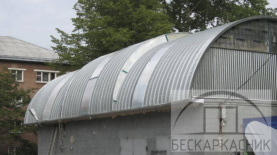 Строительство бескаркасной мансарды  в Тульской области 